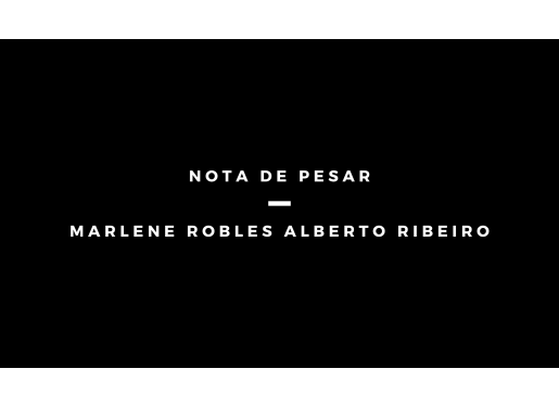 Nota de Pesar: Marlene Robles Alberto Ribeiro